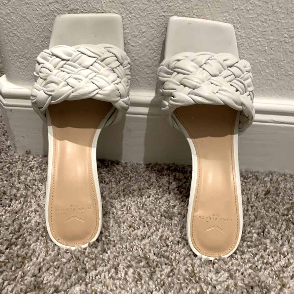 Marc Fisher Draya Square Toe Slides - image 1